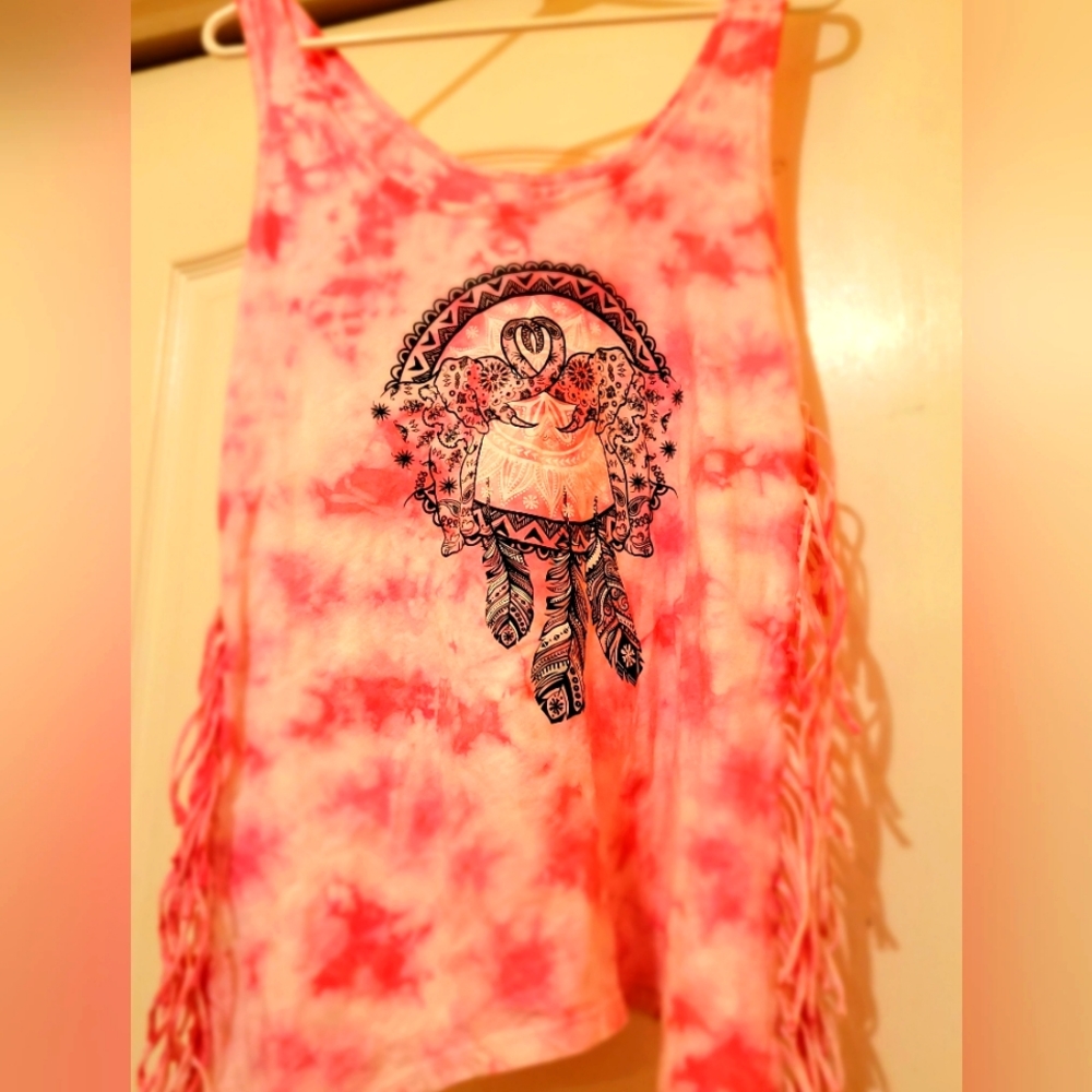 BOHEMIAN ELEPHANT 🐘 TYEDYE FRINGE TANK!